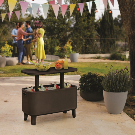 Mini bar pentru gradina, maro, Keter Breeze Cool Bar [3]