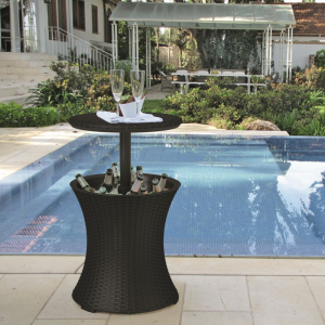 Casa si gradina - Mini bar pentru gradina, ratan, antracit, Keter Pacific Cool Bar