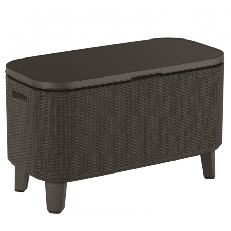 Mini bar pentru gradina, ratan, grafit, Keter Bevy Cool Bar [6]