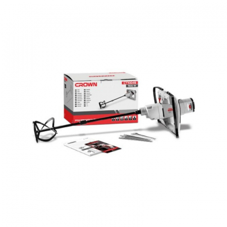 Scule si echipamente pentru constructii - Mixer 2 Viteze Crown CT26012HX Paleta 120 mm