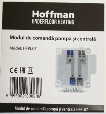 Echipamente de incalzire si producere ACM - Modul de comanda pompa si centrala, Hoffman HFPL07