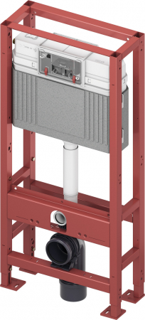 Obiecte sanitare - Modul WC TECEconstruct cu rezervor Uni, 4 picioare, H 1120 mm