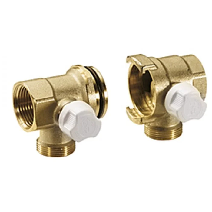 Accesorii pentru calorifere - Modul capat distribuitor cu robinet 1"x16xDN25 Giacomini R585TY105
