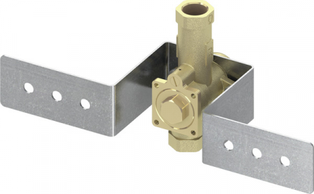 Obiecte sanitare - Unitate racordare pentru Urinal U1 TECEbox montaj in zidarie, include rama montaj otel galvanizat