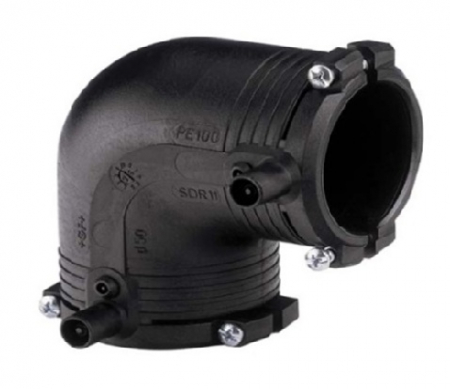 Fitinguri electrofuziune SDR 11 - Cot 90° electrofuziune PE, DN 32 mm, 10 bar - gaz, 16 bar - apa, SDR 11 GF