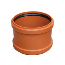 FITINGURI CANALIZARE EXT PVC - MUFA PVC CU OPRITOR D.160 - VALROM GAMA KompactKIT