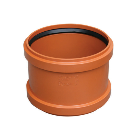 Instalatii de apa si canalizare - Mufa Valrom VALPlast PVC cu opritor D. 110