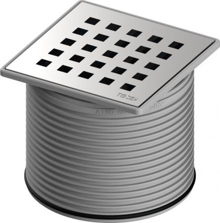 Sifoane TECEdrainpoint S - Inaltator TECEdrainpointS include grila Quadratum inox,100x100 mm