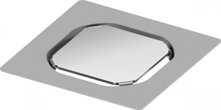 Sifoane TECEdrainpoint S - Rama inaltator TECEdrainpointS din inox, 100x100 mm, pentru ceramica/piatra naturala