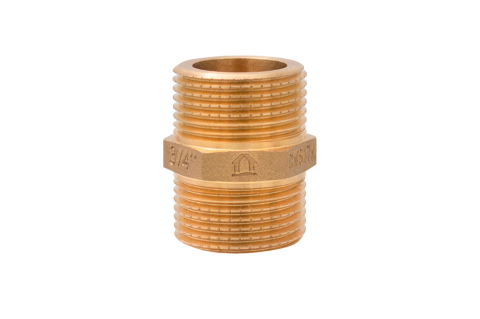 Instalatii de apa si canalizare - Niplu alama CW617N Ermetiq 3/4 x35mm