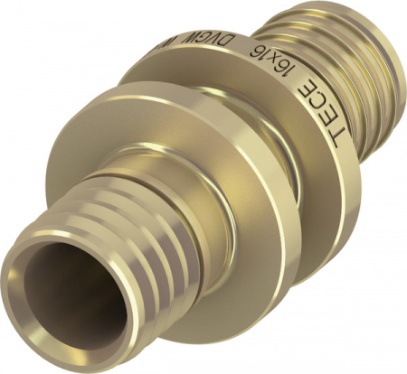 Fitinguri din alama - Niplu TECEflex din alama standard Ø 32
