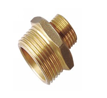 Fitinguri filetate alama - Niplu redus BZ, 3/4" x 1/2", alama
