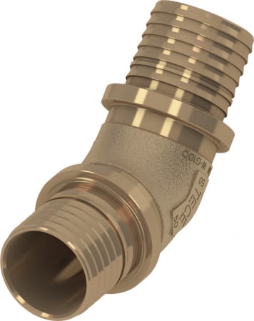 Fitinguri din bronz - Cot 45° TECEflex din bronz Ø 40