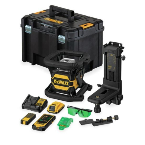 Scule si dispozitive de lucru - Nivela laser rotativa DeWalt DCE080D1GS laser verde EU