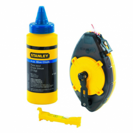 Instrumente de masura - Sfoara de trasat Stanley 0-47-465 PowerWinder 30m creta inclusa