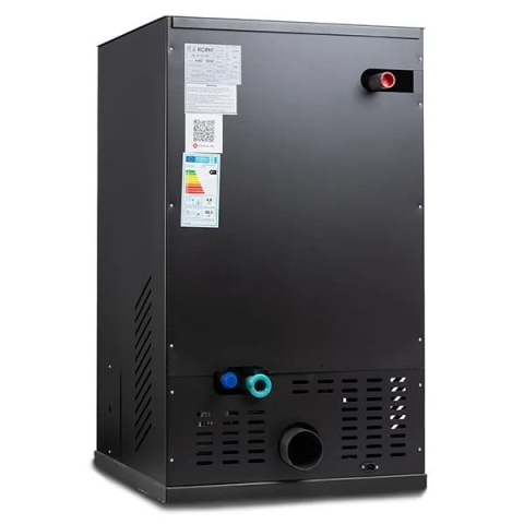 Pachet centrala termica cu peleti KOPH PM 40 kW, 250 mp, buncar peleti 100 kg, diametru cos fum ⌀100 mm, pompa recirculare si vas expansiune incorporate, Sursa KOPH 700 W + Stecher Schuko cu protectie [1]