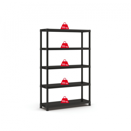 Raft depozitare 5 polite Keter Plus Shelf 120/5 - 350Kg 120x40x187cm [1]