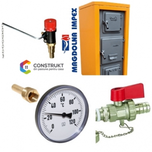 Centrala pe lemne si carbuni din otel, Magdolna Premium 47 kw [1]