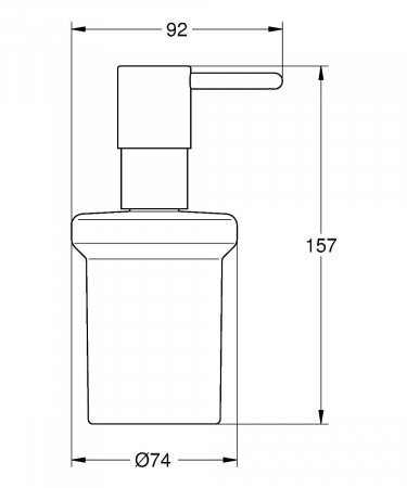 Dozator sapun dezinfectant lichid Grohe Essentials [1]