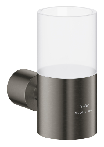 Pahar Grohe sticla, atrio New sticla, satinat, potrivit pt suportul 40278001 si 40884000 [4]