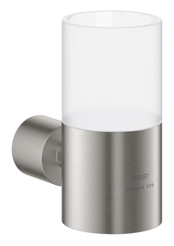 Pahar Grohe sticla, atrio New sticla, satinat, potrivit pt suportul 40278001 si 40884000 [6]