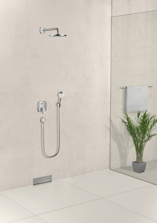 Brat de dus Hansgrohe E 389mm montare pe perete [1]
