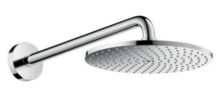 Obiecte sanitare - Palarie de dus Hansgrohe Raindance S 240 cu 1jet PowderRain si brat de perete 39cm
