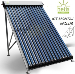 Panouri solare pentru apa calda menajera - Panou solar cu 20 tuburi vidate Helis JDL-PM20-58/1.8 - RF