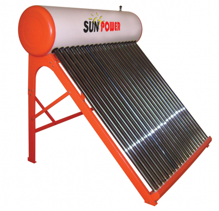 Panouri solare cu tuburi vidate - Panou solar nepresurizat 12 tuburi vidate, boiler de 100 litri, fara flotor, fara rezistenta, Sontec SP-470-58/1800 - 100/12 - R