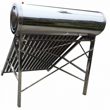 Panou solar nepresurizat, 18 tuburi vidate, rezervor de 150 L, vas flotor 5 L, Fornello [4]