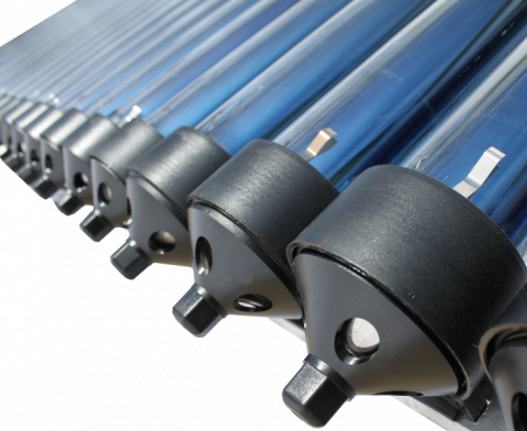 Panou solar presurizat Panosol model PS 250 20 tuburi vidate, boiler inox 250 litri, suport pentru terasa [2]