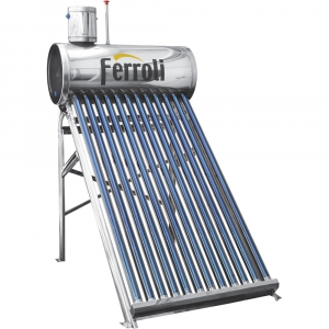 Panouri solare cu tuburi vidate - Panou solar nepresurizat cu boiler de 120 litri, Ferroli EcoSole 12