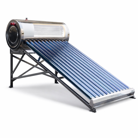 Panouri solare cu tuburi vidate - Panou solar termosifon 18 tuburi vidate boiler 150 litri cu serpentina presurizata din cupru Sontec CNP-H58/1800 - 150/18 cu flotor fara rezistenta