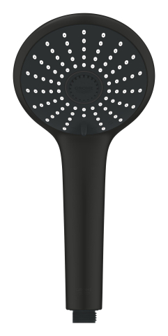 Para de dus Grohe Euphoria 110 massage 9, 5 l, rotunda, 3 functii, anti-calcar, universala, negru mat [5]