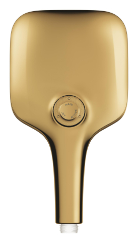 Para de dus Grohe Rainshower SmartActive Cube 130, 1/2"'', universala, 3 pulverizari, anti-calcar, auriu lucios [5]