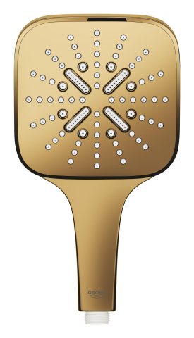 Para de dus Grohe Rainshower SmartActive Cube 130, 1/2"'', universala, 3 pulverizari, anti-calcar, auriu lucios [3]