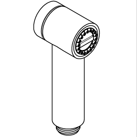 Sisteme de dus - Para de dus Grohe Aqua declansator jet, universal, metal, cu declansare, sistem anti-calcar, crom