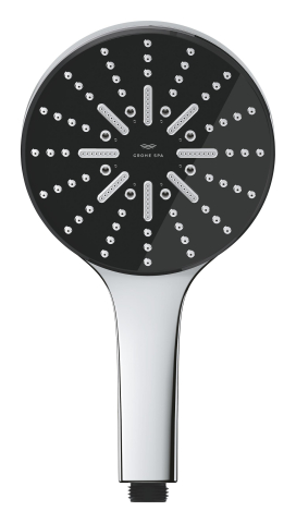 Para de dus Grohe SmartActive 130 3 jeturi, sistem anti-calcar, crom [4]