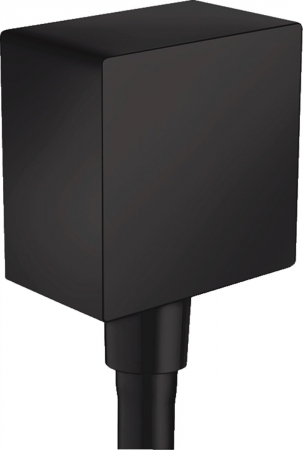Obiecte sanitare - Accesoriu 64 x 64 mm Hansgrohe FixFit Square negru mat