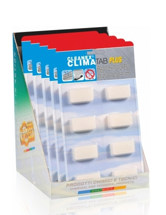 Solutii chimice - Pastile igienizante pentru condensat instalatia de aer conditionat CLEANEX Climatab PLUS (8 pastile), Chemstal