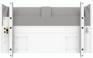 Perdea de aer electrica, incastrabila, 5200 m³/h, 400V, Flowair ELiS B-E-200 [4]