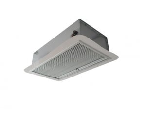 Echipamente de ventilatie si climatizare - Perdea de aer cald - pe apa, incastrabila in tavan fals, 1500 mm, 3000 m³/h, 230 V, Stavoklima Econ C150W