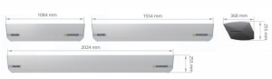 Perdea de aer cald, doar ventilatie, 3700 m³/h, Sonniger Guard 150 C [2]