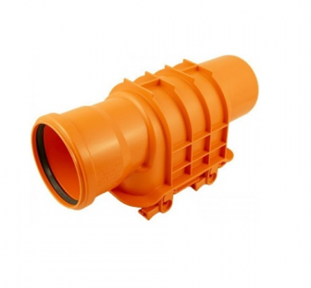Tevi, fitinguri, robineti si accesorii - Clapeta PVC antirefulare 125 mm
