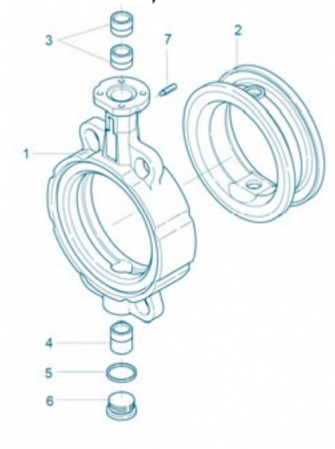 Robineti motorizabili - Piesa de schimb pentru Z011A-250: manson din EPDM negru