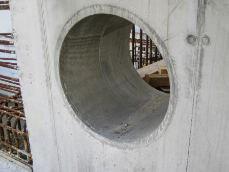 Tub de trecere din fibro-ciment, Ø interior 1000 mm, grosime perete 240 mm, Hauff Technik P-Liner Basic [1]