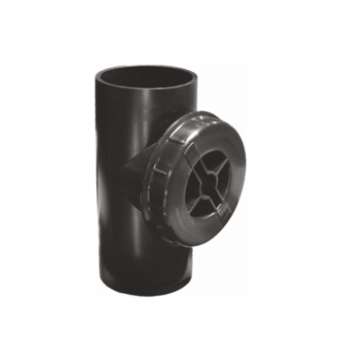 Accesorii PEHD - PIESA INSPECTIE PEHD CIRCULARA LA 90° D.315 - VALROM GAMA SafeKIT