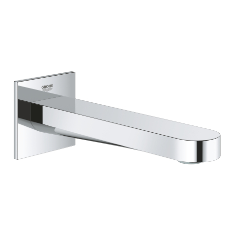 Baterii baie - Pipa baterie cada Grohe Plus, sanitara, montaj pe perete, necesita corp instalare, lungime 168 mm, crom