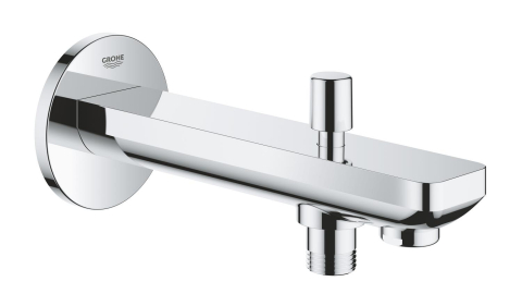 Obiecte sanitare - Pipa cada Grohe BauContemporary diverter, montare pe perete, crom