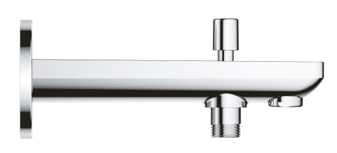 Pipa cada Grohe BauContemporary diverter, montare pe perete, crom [1]